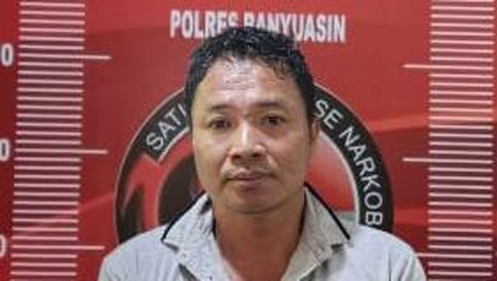 Carman alias Ujang Begi (47) bandar narkoba di Banyuasin