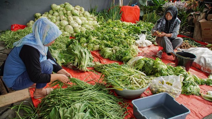 Relawan menyiapkan makanan untuk pengungsi di posko dapur umum, Lumajang, Jawa Timur, Sabtu (22/11/2025). Pemerintah Kabupaten Lumajang menyiapkan dua dapur umum untuk menyediakan berbagai makanan siap saji kepada 645 pengungsi sejak Rabu (19/11). ANTARA FOTO/Irfan Sumanjaya/YU