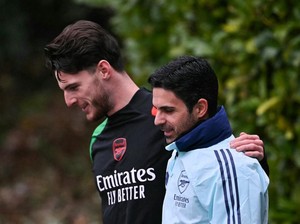 Declan Rice Yakin Banget: Arteta Akan Memenangi Segalanya di Arsenal