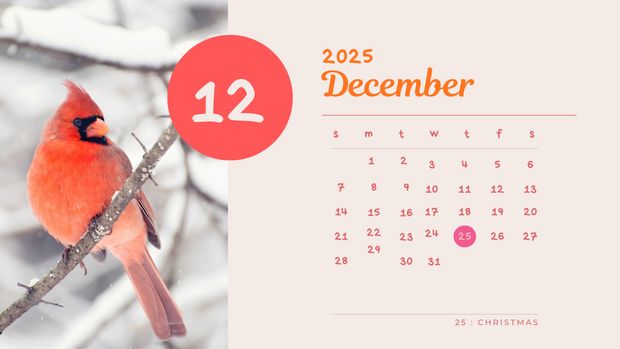 Kalender Desember 2025