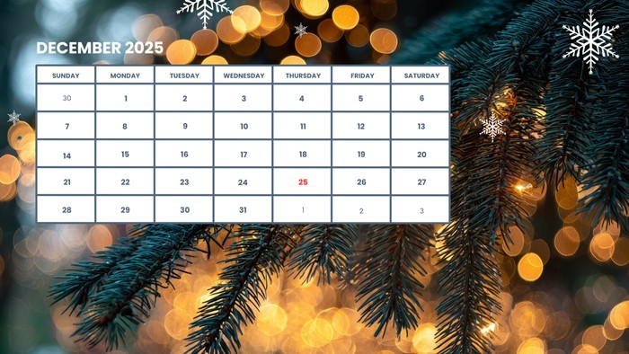 Kalender Desember 2025