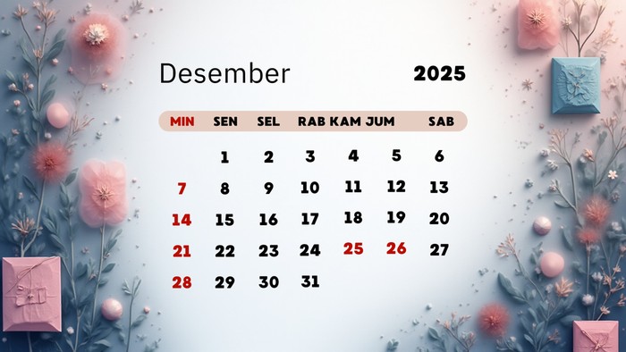 Kalender Desember 2025