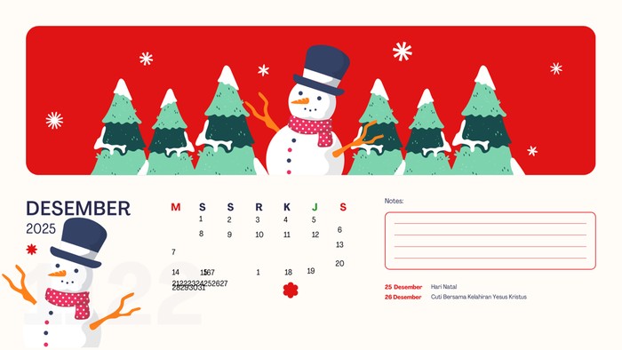 Kalender Desember 2025