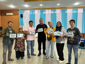 Difabel Ikut Berlari, Beri Pesan Menyentuh di Brimob Run 2025 Polda Riau