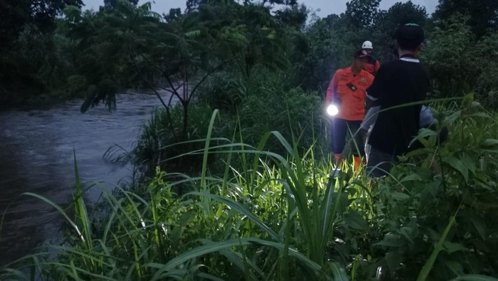 Lokasi bocah di Blitar diduga hilang.