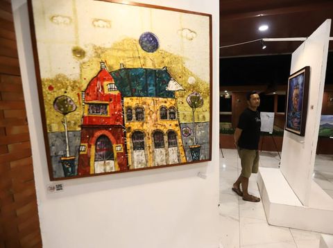 Ragam koleksi seni yang dipamerkan di Mojo Festival