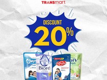 Cuma di Transmart Full Day Sale, Sabun Mandi Cair Diskon 20%