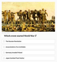 Yuk kita tes pengetahuan kalian soal sejarah. Silahkan jawab pertanyaa-pertanyaan berikut ini.