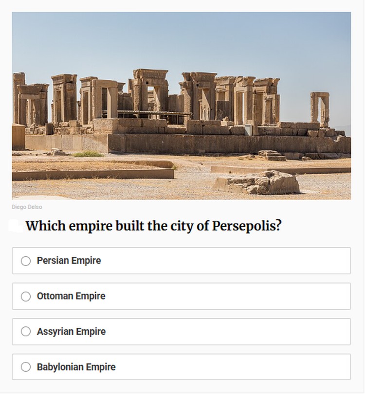 Yuk kita tes pengetahuan kalian soal sejarah. Silahkan jawab pertanyaa-pertanyaan berikut ini.