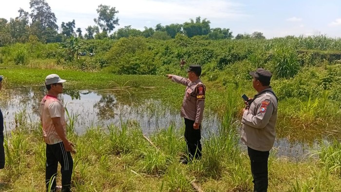 Lokasi bocah tewas tenggelam di Sungai Brantas, Tulungagung