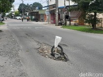 Pemkot Medan Cek soal Lubang Besar di Jalan Karya Bakti Bahayakan Pengendara