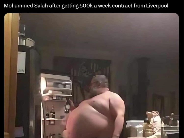 Meme Liverpool Terpuruk di Liga Inggris 2025