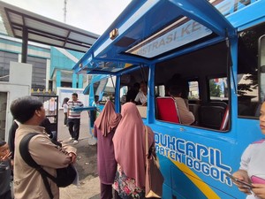 Warga Citayam Terbantu Layanan Adminduk di CFD: Prosesnya Cepat