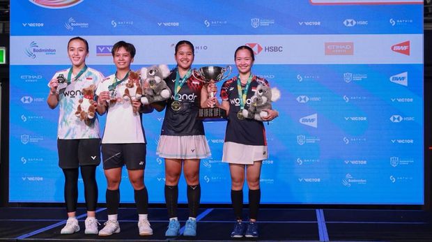 Rachel Allessya Rose/Febi Setianingrum juara Australia Open 2025. Bersama Febriana Dwipuji Kusuma/Meilysa Trias Puspitasari yang menjadi runner-up.