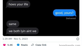 Lebih baik jujur memang, kalau sedang tidak baik-baik saja cukup bilang saja. Foto: Bored Panda