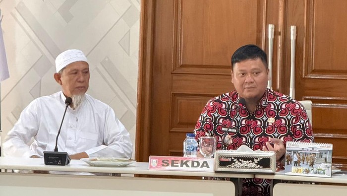 Sekda Banyuasin Erwin Ibrahim menerima panitia ijtima