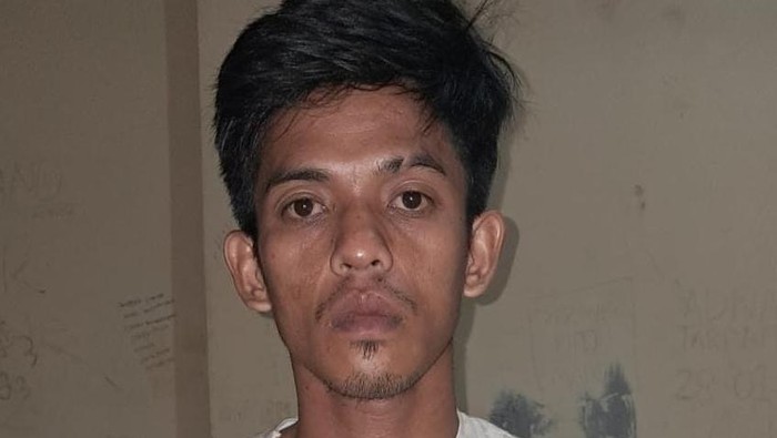 Tampang pemuda di Luwu yang aniaya bayi pacarnya hingga tewas.