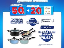 Peralatan Masak Diobral Murah di Transmart Full Day Sale