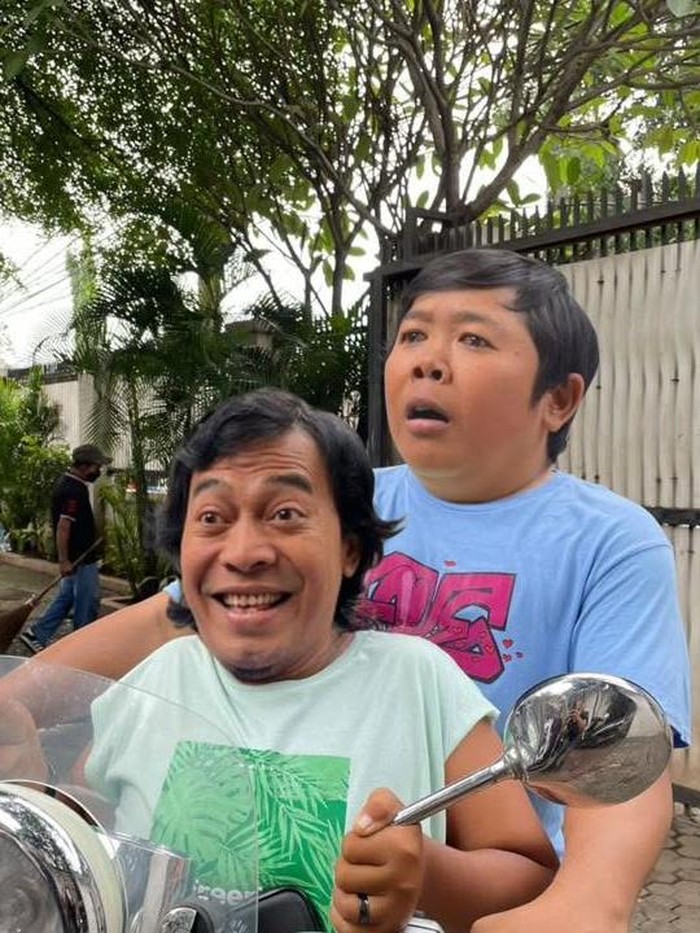 Momen kebersamaan Adul dan Komeng.