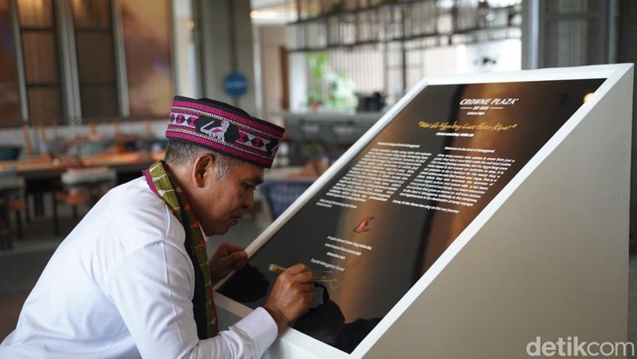 Bupati Manggarai Barat Edistasius Endi di Crowne Plaza Labuan Bajo, Senin (24/11/2025).