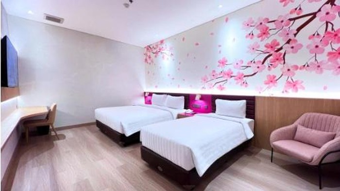 Desain baru kamar di Favehotel Premier Cihampelas.