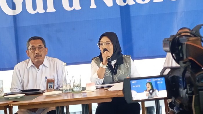 Dirjen GTKPG Prof. Dr. Nunuk Suryani, Dalam Taklimat Media di On3 Senayan, Komplek Gelora Bung Karno, Jakarta, pada Senin (24/11)