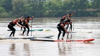 Empat kategori lomba dipertandingkan: stand up paddle, jetski, dragon boat, dan ketinting race, dengan total hadiah mencapai Rp 100 juta.