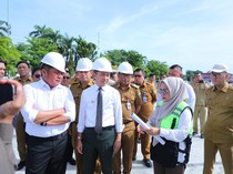 Tinjau Revitalisasi Kawasan BKB, Herman Deru: Wajah Palembang