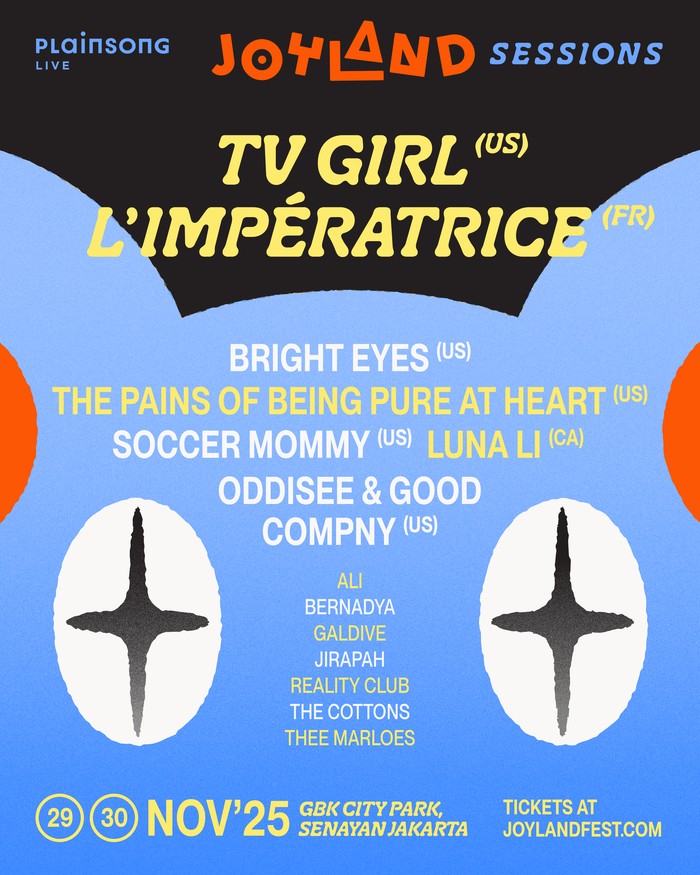 Joyland Sessions akan digelar 29-30 November 2025 di Jakarta, menampilkan artis internasional dan lokal. Tiket mulai dari Rp 618.000. Jangan lewatkan!