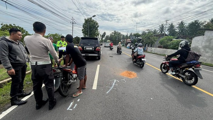 Kondisi TKP kecelakaan maut di Wates, Kulon Progo, Senin (24/11/2025).