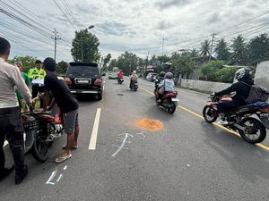Kecelakaan Karambol di Wates, Pemotor Tewas Tertabrak Kendaraan Misterius