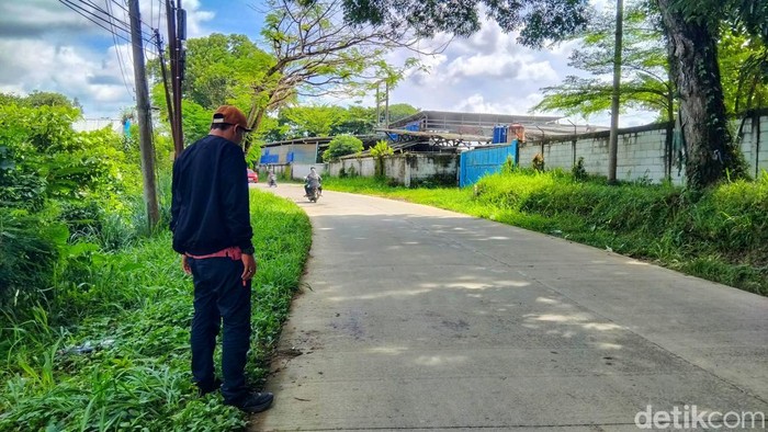 Lokasi kejadian korban dan pembegal duel