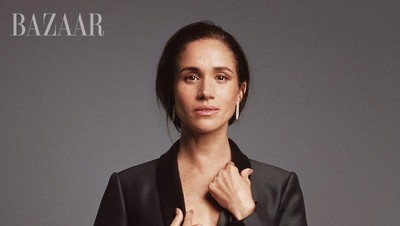 Penampilan Meghan Markle Tanpa Makeup di Majalah Bazaar, Panen Hujatan