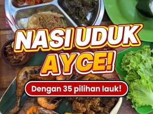 Video: Nasi Uduk Ayce dengan 35 Lauk Ada di Jakbar