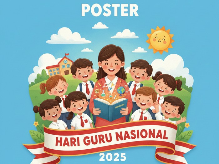 POSTER HARI GURU NASIONAL 2025.
