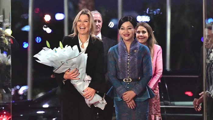 Ratu Belanda Maxima telah tiba di Jakarta untuk menghadiri sejumlah agenda terkait ekonomi. (Foto: Biro Pers Sekretariat Presiden)