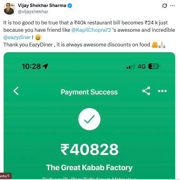 Rayakan Ultah di Restoran Mewah, Miliarder India Ini Tetap Cari Diskonan