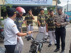 Satlantas Pasuruan Ingin Pelajar Jadi Role Model Tertib Lalu Lintas
