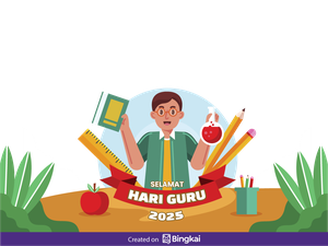 17 Twibbon Hari Guru 2025 Terbaru: Gratis, Aesthetic, dan Kekinian