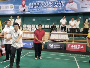1.183 Pebulutangkis Rebut Piala Gubernur Jatim, Kini Berpoin Nasional
