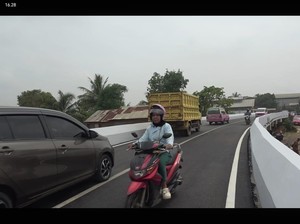 Jalan Layang Gandus Palembang Anti Banjir Resmi Dibuka