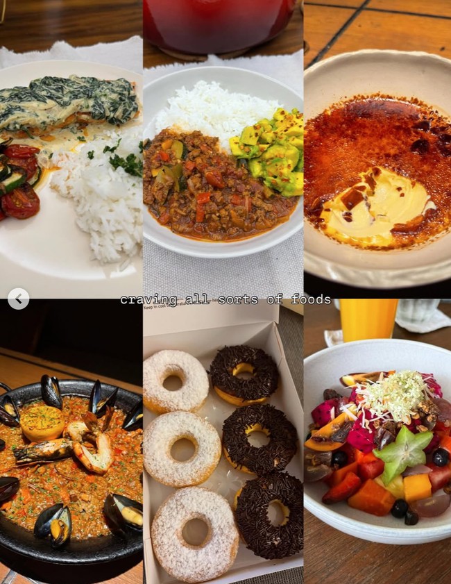 Hamil juga membuat Alyssa lebih cepat lapar dan ngidam berbagai makanan lezat. Foto: Instagram/@alyssadaguise