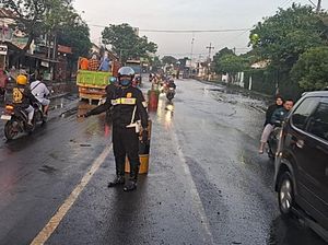 Jalur Pantura Pasuruan Sudah Bisa Dilintasi Usai Terendam Banjir