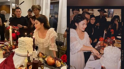 Meriahnya Pesta Ultah Ariel Tatum, Penuh Kue dan Buah!
