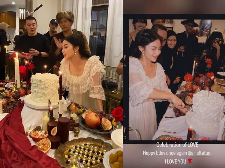 Meriahnya Pesta Ultah Ariel Tatum, Penuh Kue dan Buah!