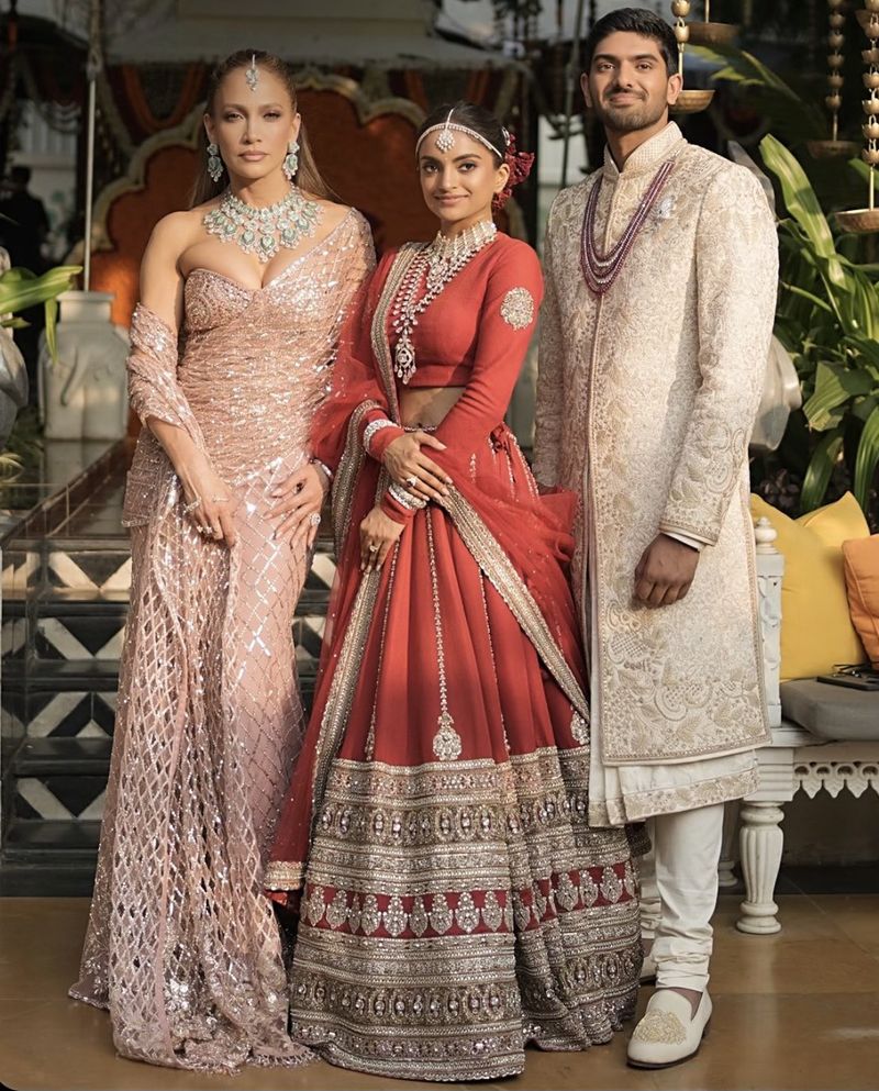 Jennifer Lopez di Pernikahan Netra Mantena dan Vamsi Gadiraju Jennifer Lopez di Pernikahan Netra Mantena dan Vamsi Gadiraju