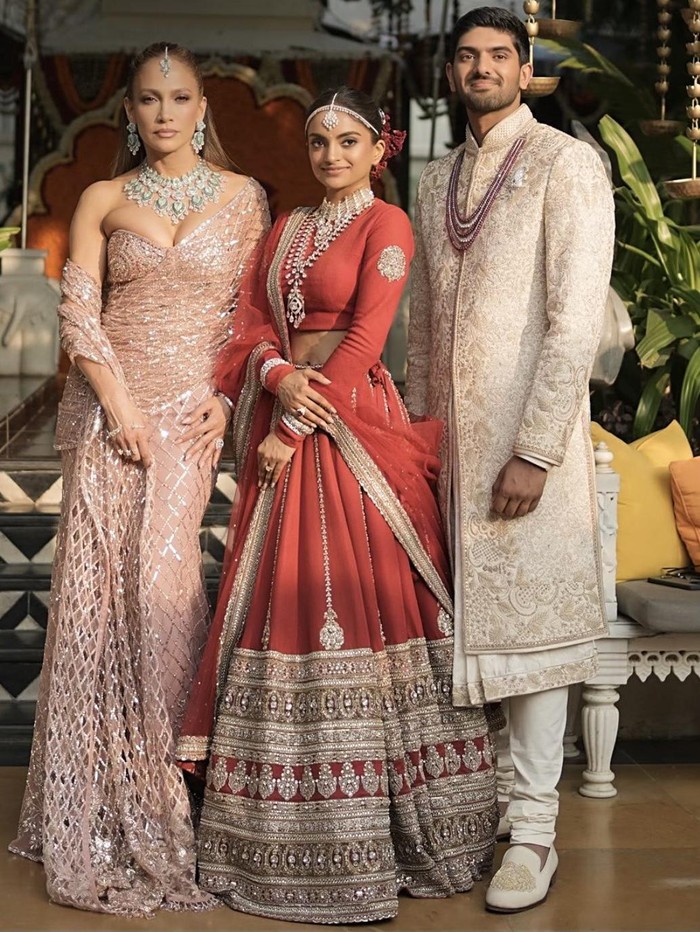 Jennifer Lopez di Pernikahan Netra Mantena dan Vamsi Gadiraju