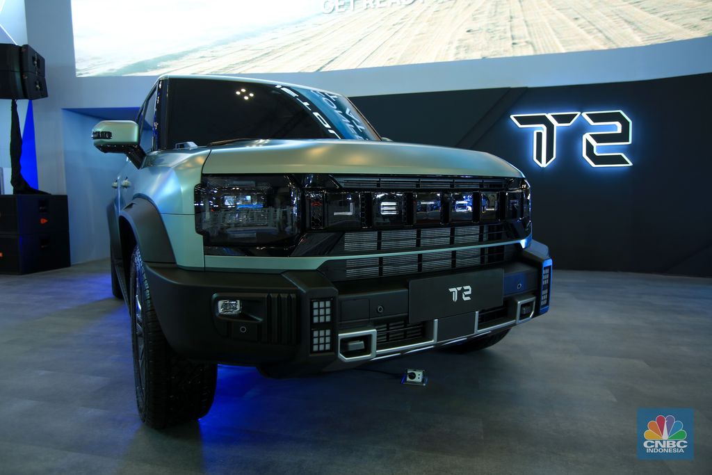 Jetour T2 di GJAW, Selasa (25/11/2025). (CNBC Indonesia/Ferry Sandi)