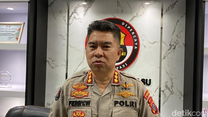 Kabid Humas Polda Sumut Kombes Pol Ferry Walintukan. . (Mhd Ilham Pradilla/detikSumut)
