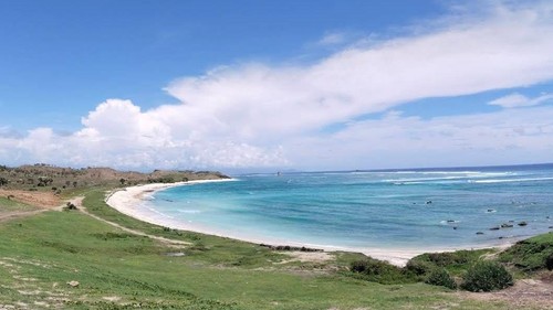 Keindahan Pantai Batu Dagong, Lombok Timur, NTB. (Tangkap Layar Google Maps/Handoro)